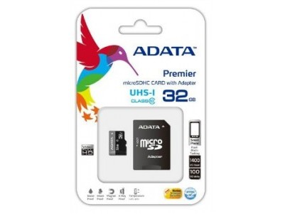 ADATA 32GB MicroSDHC UHS-I Class10 +ad