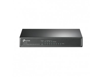 TP-LINK Switch TL-SF1008P Unmanaged, Desktop, 10/100 Mbps (RJ-45) ports quantity 8, PoE ports quantity 4, Power supply type Exte