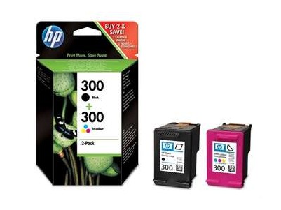 HP 300 ink combo pack black/tri-color BL