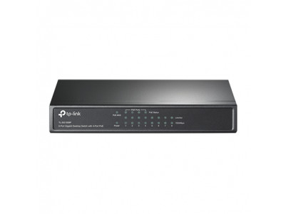 TP-LINK Switch TL-SG1008P Unmanaged, Desktop, 1 Gbps (RJ-45) ports quantity 8, PoE ports quantity 4, Power supply type External