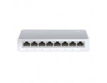 TP-LINK Switch TL-SF1008D Unmanaged, Desktop, 10/100 Mbps (RJ-45) ports quantity 8, Power supply type External