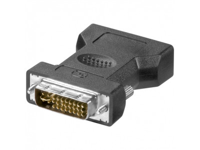 Logilink DVI-I male Dual-Link (24+5 pin) VGA female HD (15-pin) VGA, DVI -I