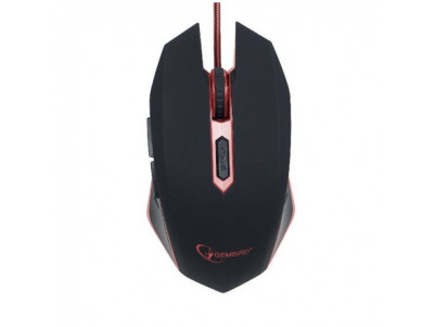 Gembird Gaming mouse, Black/red, MUSG-001-G, USB