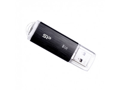 Silicon Power Ultima U02 8 GB, USB 2.0, Black