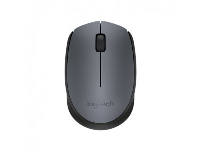 Logitech M170 Wireless Mouse, Black, Grey