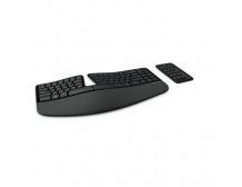 Microsoft 5KV-00005 Sculpt Ergonomic Keyboard for Business Numeric keypad, Black, English International