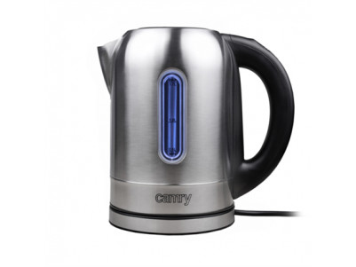 Camry Kettle CR 1253 With electronic control, 2200 W, 1.7 L, Stainless steel, Stainless steel, 360 rotational base
