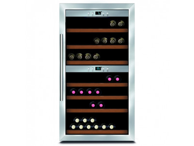 Caso Wine cooler Wine Master 66 Energy efficiency class G, Free standing, Bottles capacity Up to 66 bottles, Cooling type Compre