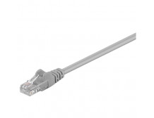 Goobay CAT 5e patch cable, U/UTP RJ45 male (8P8C), RJ45 male (8P8C), 2 m, Grey