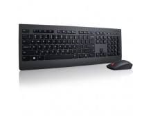 Lenovo Professional Wireless Combo Keyboard & Mouse (US English with Euro symbol) Numeric keypad, Mouse battery: 2AA batteries (