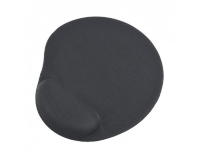 Gembird Gel mouse pad with wrist support Black, 240 x 220 x 4 mm