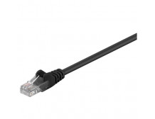 Goobay CAT 5e patch cable, U/UTP 68647 2 m, Black