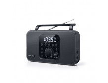 Muse Radio M-091R Black, AUX in, Alarm function