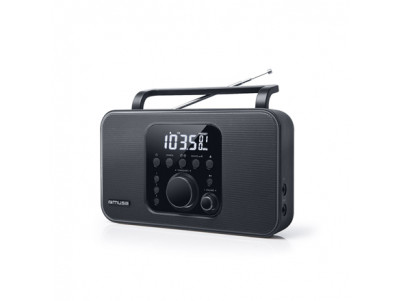 Muse Radio M-091R Black, AUX in, Alarm function