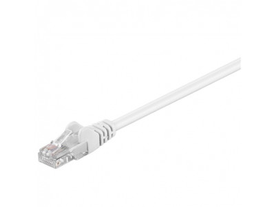 Goobay 68614 CAT 5e patch cable, U/UTP, white, 0.25 m