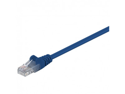 Goobay 68335 CAT 5e patch cable, U/UTP, blue, 0.5 m