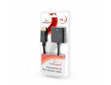 Cablexpert DisplayPort to VGA adapter cable, Black