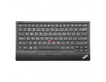 Lenovo ThinkPad TrackPoint Keyboard II Bluetooth (2.4/5 GHz Wireless via Nano USB dongle), US/English, Pure Black, Integrated Tr