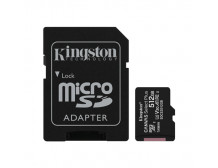 Kingston Canvas Select Plus 512 GB, Micro SD, Flash memory class 10, SD adapter