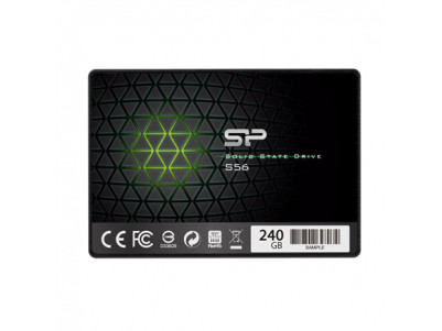 Silicon Power S56 240 GB, SSD form factor 2.5", SSD interface SATA, Write speed 530 MB/s, Read speed 560 MB/s