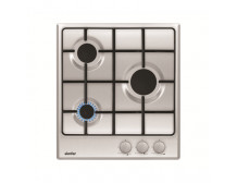 Simfer Hob H4.300.VGRIM Gas, Number of burners/cooking zones 3, Rotary knobs, Inox,