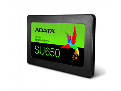 ADATA Ultimate SU650 3D NAND SSD 480 GB, SSD form factor 2.5 , SSD interface SATA, Write speed 450 MB/s, Read speed 520 MB/s