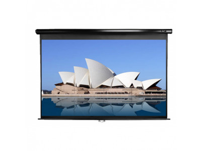 Elite Screens Manual Series M100UWH Diagonal 100 ", 16:9, Viewable screen width (W) 221 cm, Black