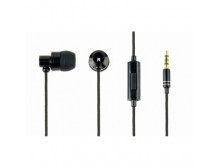 Gembird Metal earphones with microphone "Paris" 3.5 mm, Black, Built-in microphone