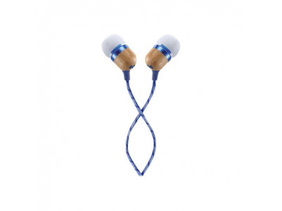 Marley Smile Jamaica Earbuds, In-Ear, Wired, Microphone, Denim