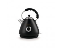 Gorenje Kettle K17CLBK Electric, 2200 W, 1.7 L, Plastic and metal, Black, 360 rotational base