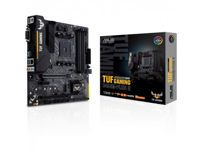 Asus TUF GAMING B450M-PLUS II Memory slots 4, Number of SATA connectors 6 x SATA III, max 128GB, Chipset AMD B, Processor family