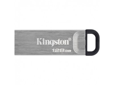 Kingston USB Flash Drive DataTraveler Kyson 128 GB, USB 3.2 Gen 1, Black/Grey