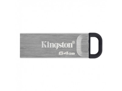 Kingston USB Flash Drive DataTraveler Kyson 64 GB, USB 3.2 Gen 1, Black/Grey