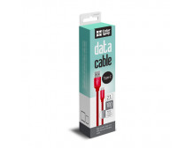 ColorWay Type-C Data Cable USB 2.0, Fast and safe charging Stable data transmission, Red, 1 m