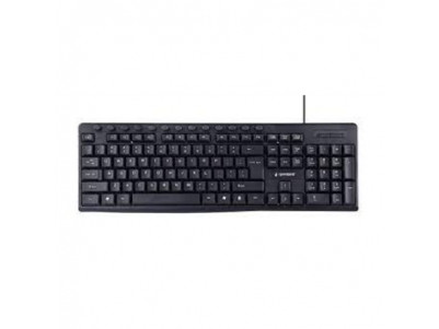 Gembird Multimedia Keyboard KB-UM-107 USB Keyboard, Wired, US, Black