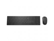 Dell Pro Keyboard and Mouse KM5221W Wireless, Wireless (2.4 GHz), Batteries included, US International (QWERTY), Black