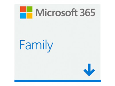 Microsoft 6GQ-00092, M365 Family, ESD, P8, 1 year(s), All Languages