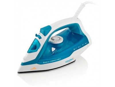 ETA Iron Esmira ETA027390000 Steam Iron, 2200 W, Water tank capacity 380 ml, Continuous steam 40 g/min, Turquoise