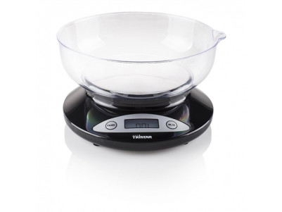 Tristar Kitchen scale KW-2430 Maximum weight (capacity) 2 kg, Graduation 1 g, Display type LCD, Black