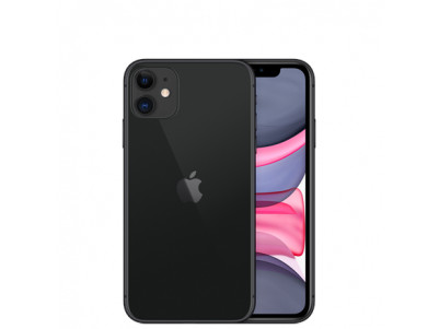 Apple iPhone 11 Black, 6.1 ", IPS LCD, 828 x 1792 pixels, Hexa-core, Internal RAM 4 GB, 64 GB, Single SIM, Nano-SIM and eSIM, 3G