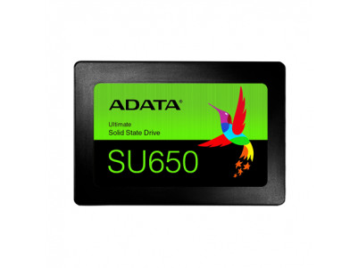 ADATA Ultimate SU650 256 GB, SSD form factor 2.5", SSD interface SATA 6Gb/s, Write speed 450 MB/s, Read speed 520 MB/s