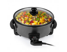 Tristar Multifunctional grill pan XL PZ-9135 Grill, Diameter 30 cm, 1500 W, Lid included, Fixed handle, Black