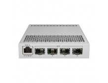 MikroTik Switch CRS305-1G-4S+IN PoE 802.3 af and PoE+ 802.3 at, Managed, Desktop, 1 Gbps (RJ-45) ports quantity 1, SFP+ ports qu