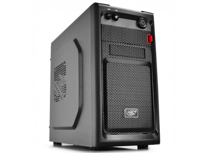 Deepcool Smarter USB 3.0 x1, USB 2.0 x 1, Mic x1, Spk x1, Black, Micro ATX, Power supply included No