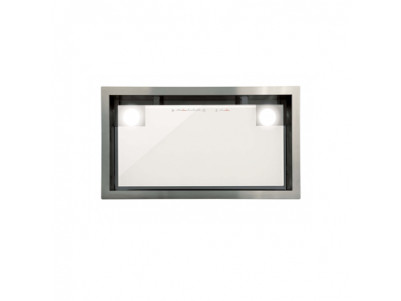 CATA Hood GC DUAL A 75 XGWH Canopy, Energy efficiency class A, Width 79.2 cm, 820 m /h, Touch control, LED, White glass