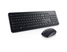 Dell Keyboard and Mouse KM3322W Keyboard and Mouse Set, Wireless, Batteries included, US, Black