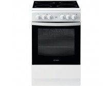 INDESIT Cooker IS5V8GMW/E Hob type Vitroceramic, Oven type Electric, White, Width 50 cm, Grilling, 57 L, Depth 60 cm