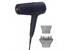 Philips Hair Dryer BHD510/00 2300 W, Number of temperature settings 3, Ionic function, Diffuser nozzle, Blue and metal