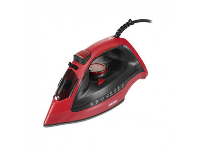 Mesko Iron MS 5031 Steam Iron, 2400 W, Continuous steam 40 g/min, Steam boost performance 70 g/min, Red/Black