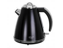 Adler Kettle AD 1343b Electric, 2200 W, 1.5 L, Stainless steel, 360 rotational base, Black